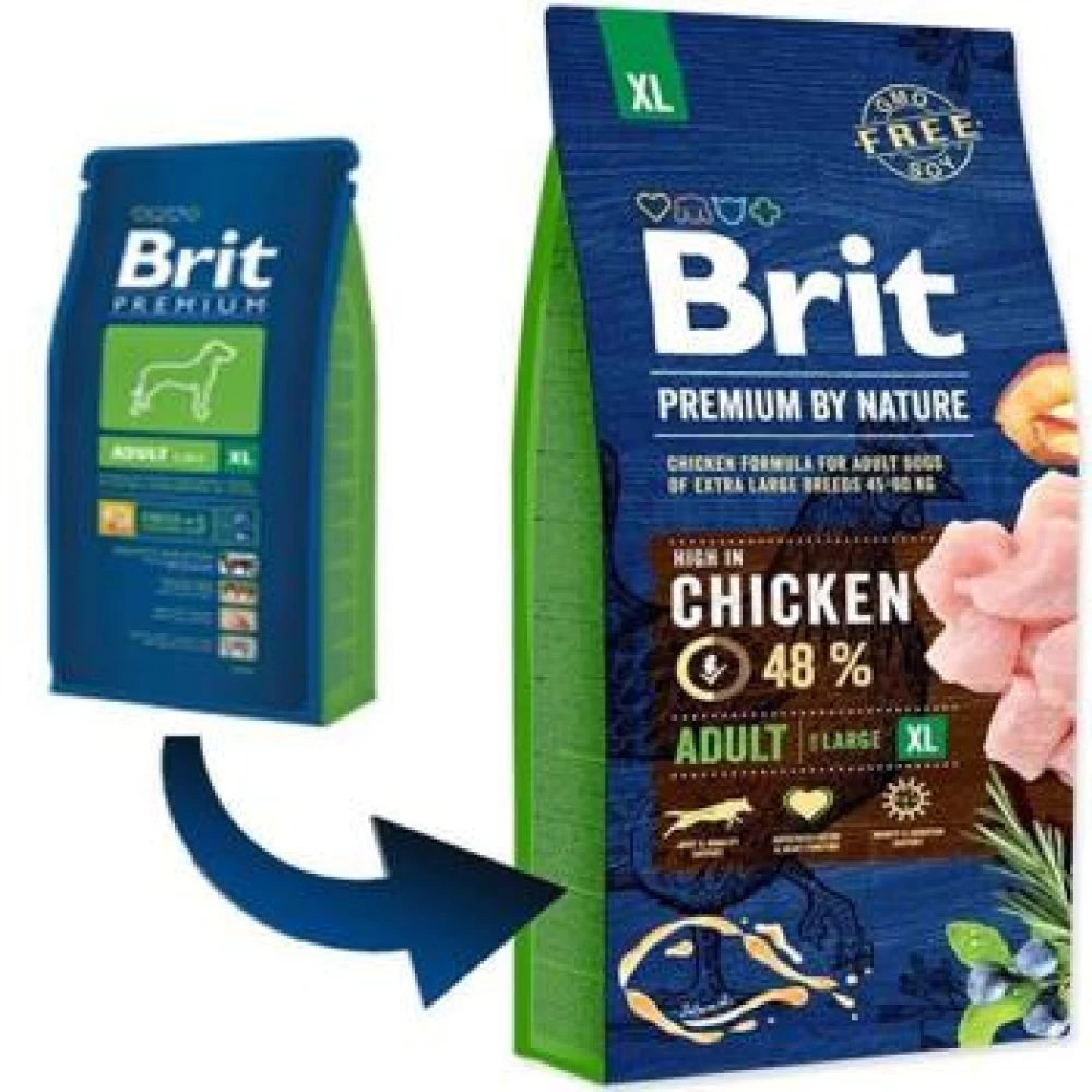 Brit Premium by Nature Adult XL, 15 kg Hrană Uscată pentru caini