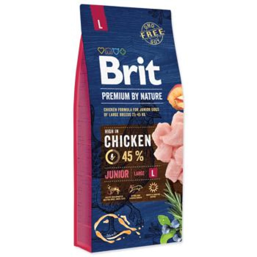 Brit Premium by Nature Junior L, 15 kg Hrană Uscată pentru caini