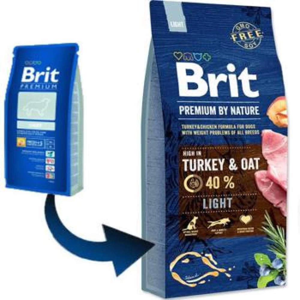 Brit Premium by Nature Light, 15 kg Hrană Uscată pentru caini