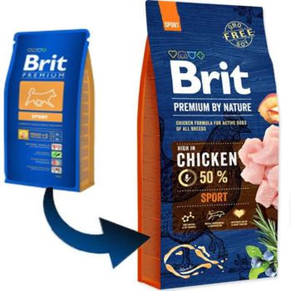 Brit Premium by Nature Sport, 15 kg Hrană Uscată pentru caini