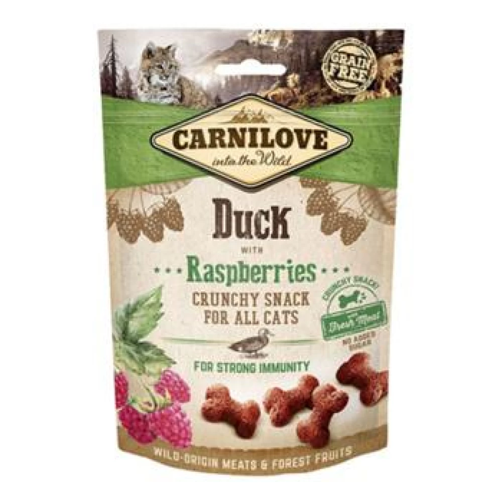 Carnilove Cat Crunchy Snack Duck with Raspberries 50 g