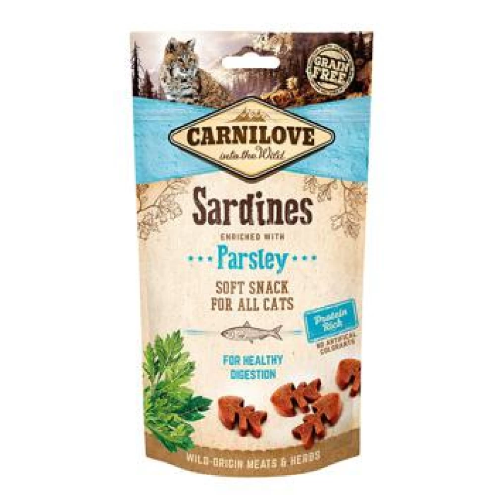 Carnilove Cat Semi Moist Snack Sardine with Parsley 50 g