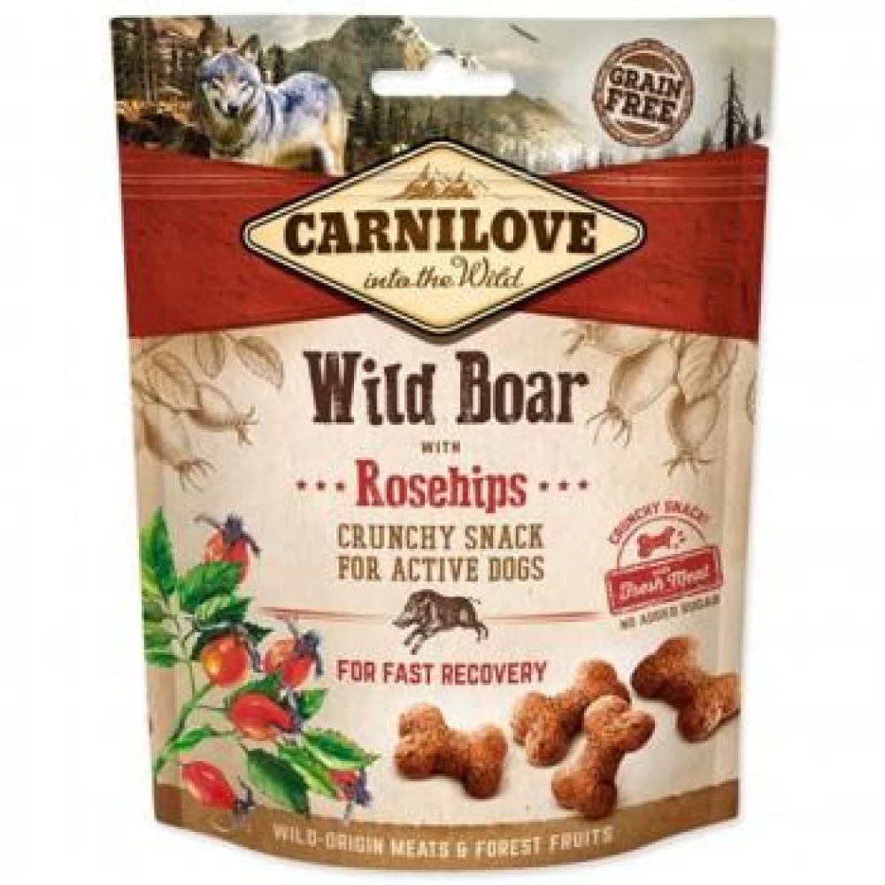 Carnilove Dog Crunchy Snack Wild Boar with Rosehips 200 g