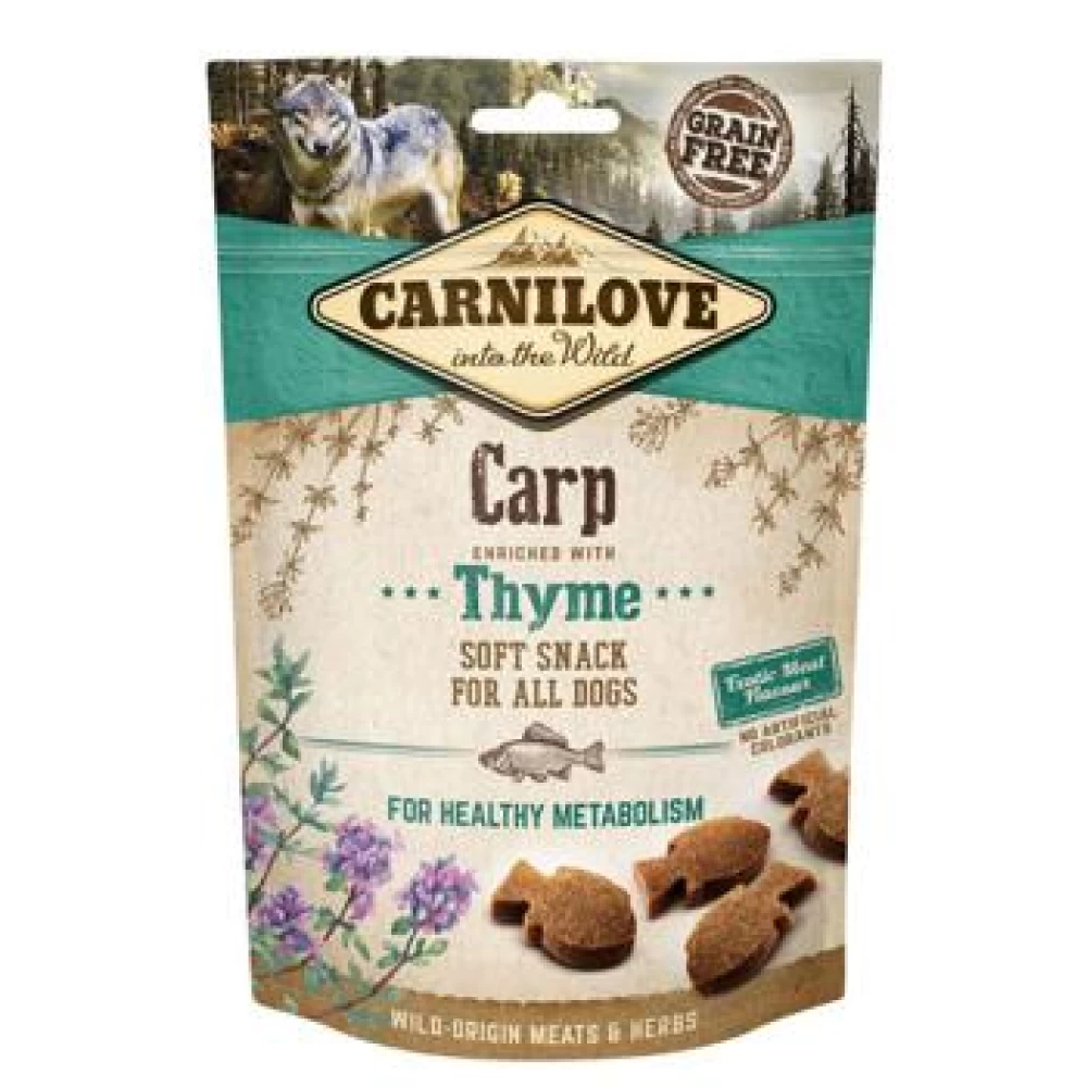 Carnilove Dog Semi Moist Snack Carp with Thyme 200 g