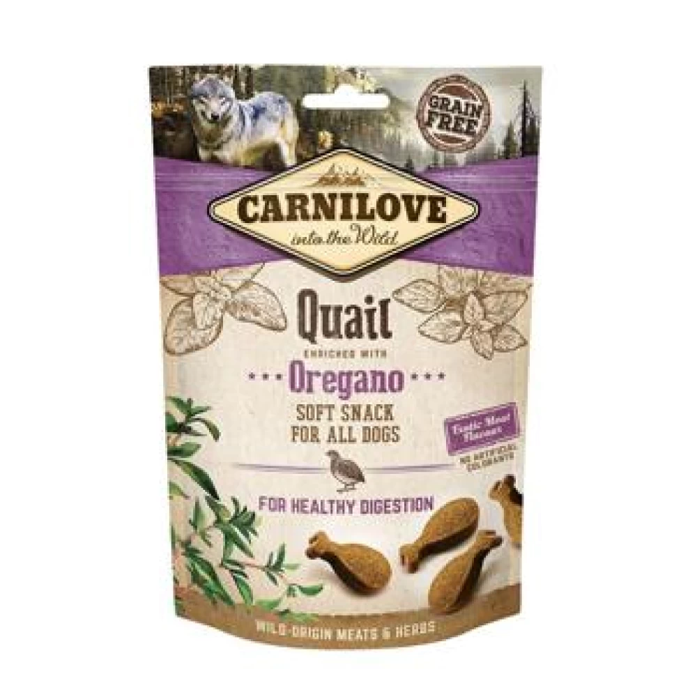 Carnilove Dog Semi Moist Snack Quail with Oregano 200 g