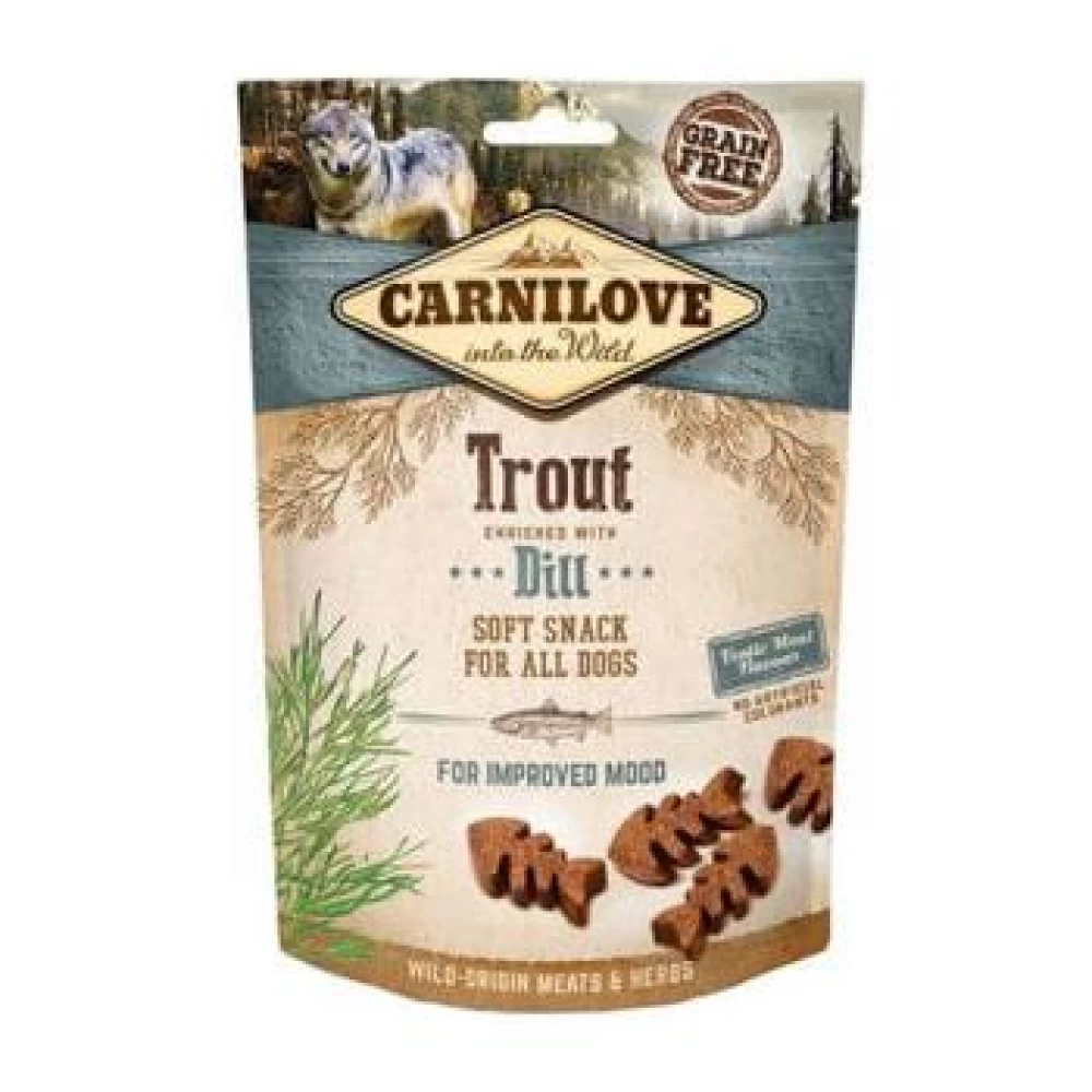 Carnilove Dog Semi Moist Snack Trout with Dill 200 g