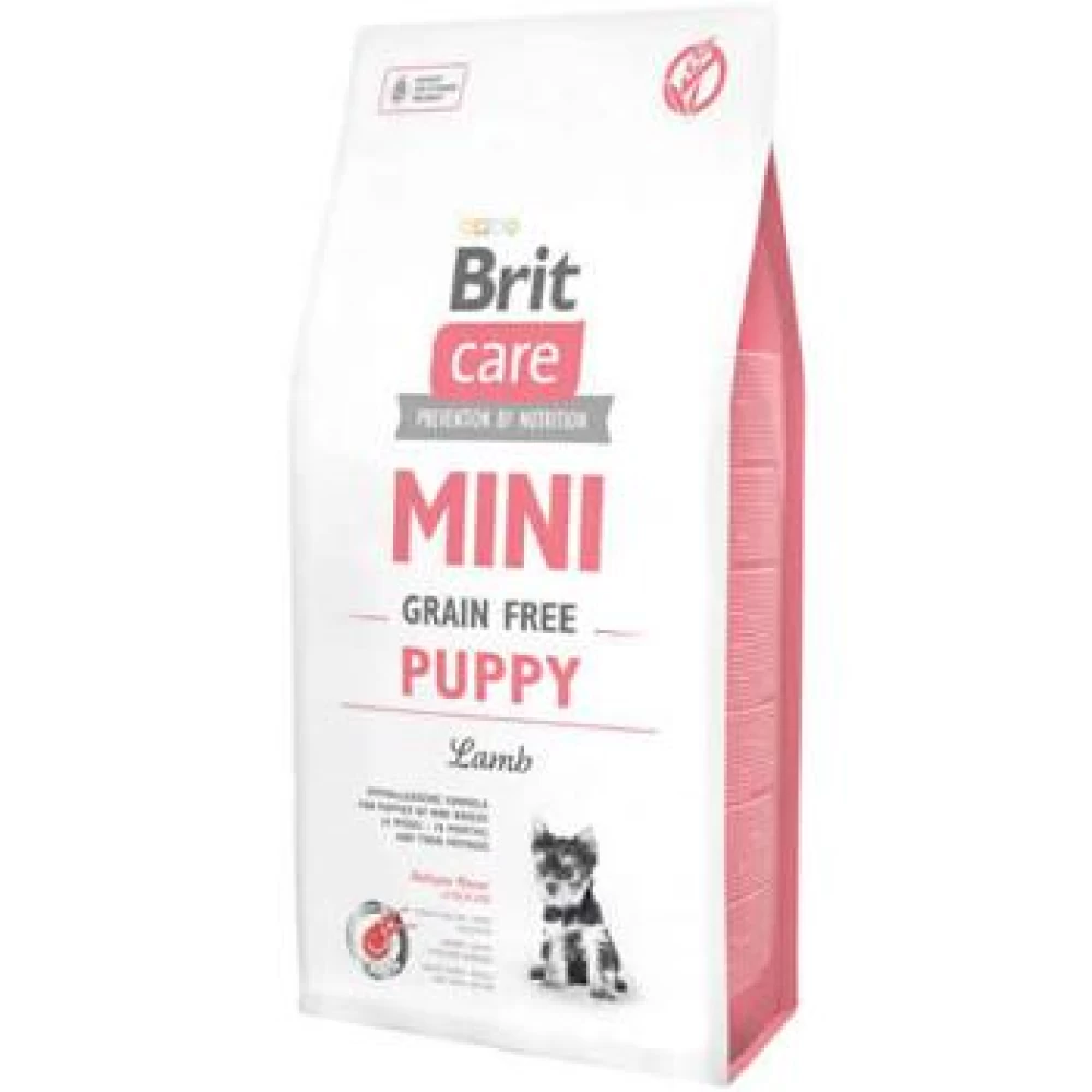 Brit Care Mini Grain Free Puppy Lamb 7 kg Hrană Uscată pentru caini