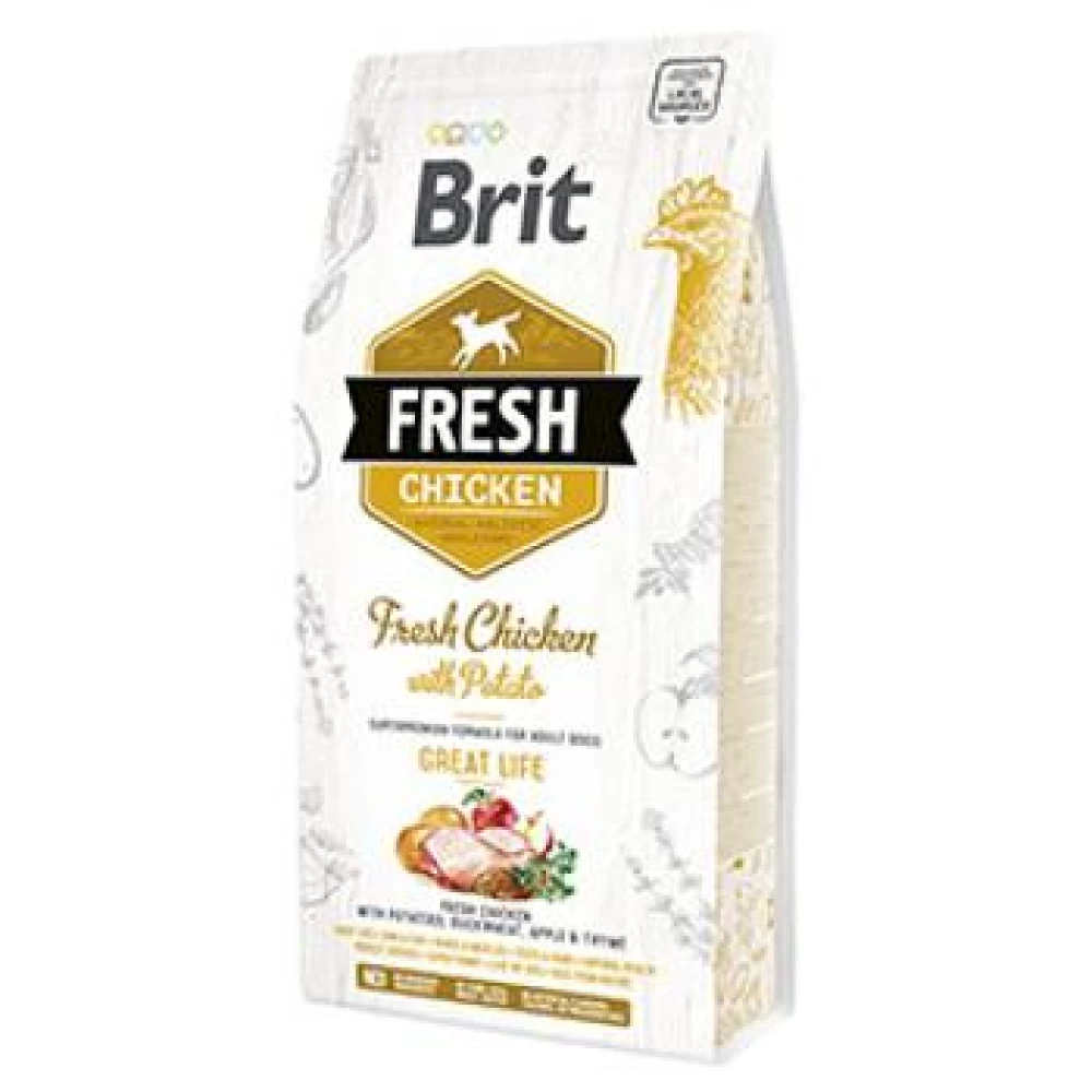 Brit Fresh Chicken and Potato Adult 2.5 kg Hrană Uscată pentru caini