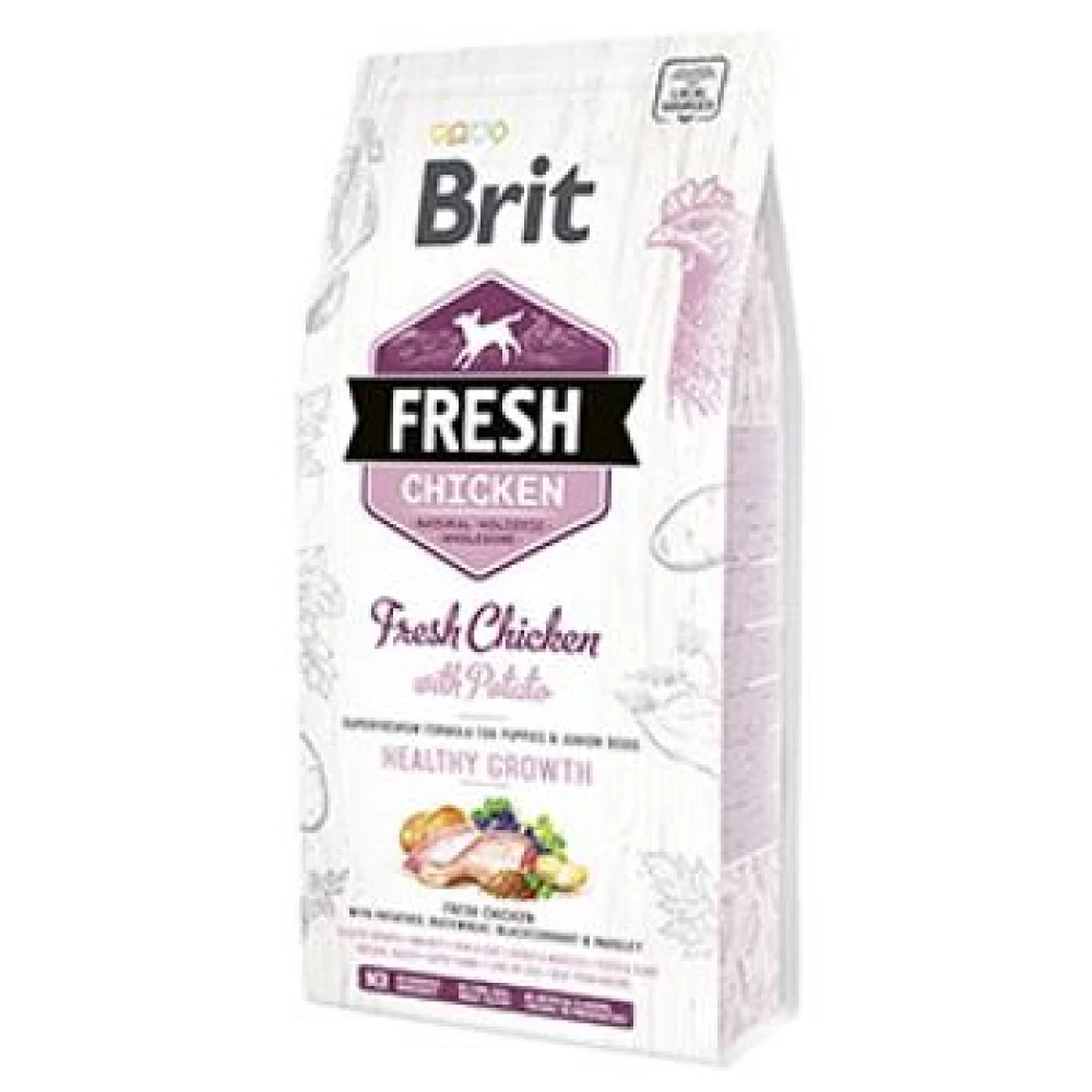 Brit Fresh Chicken and Potato Puppy 2.5 kg Hrană Uscată pentru caini