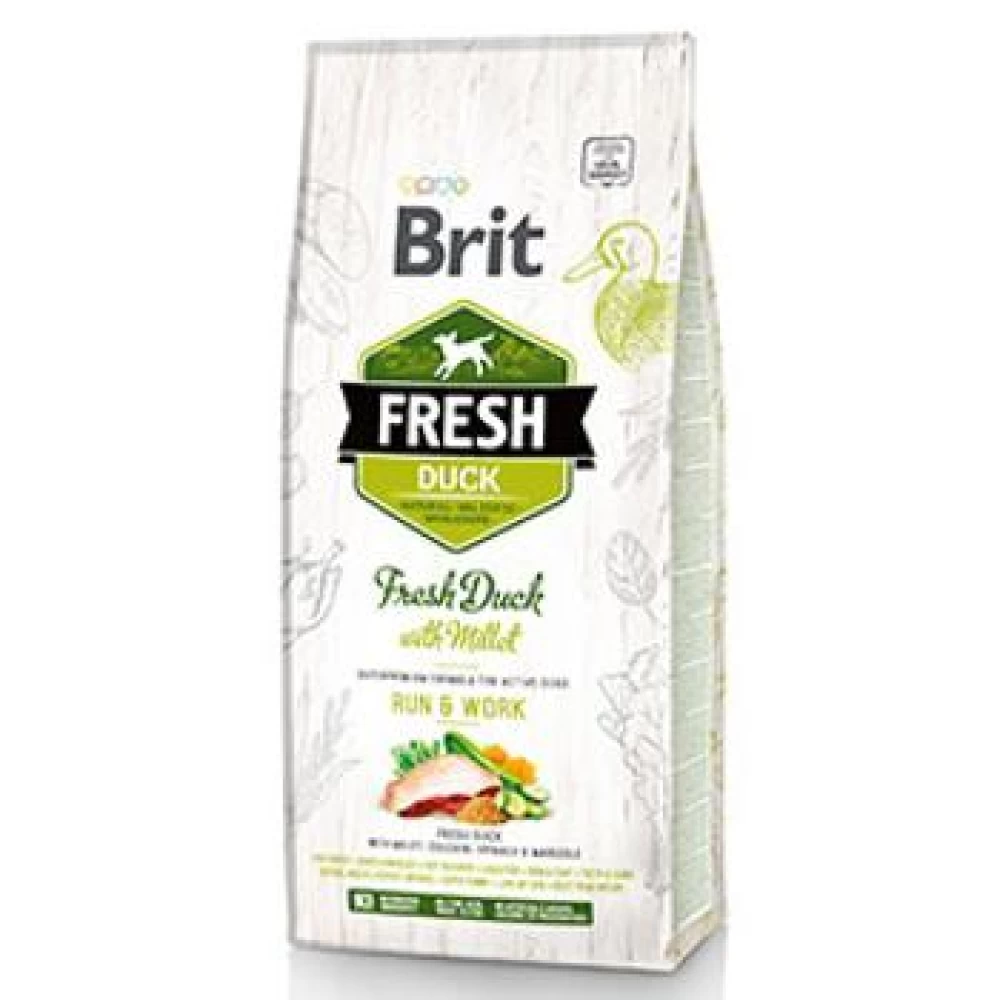 Brit Fresh Duck and Millet Active 12 kg