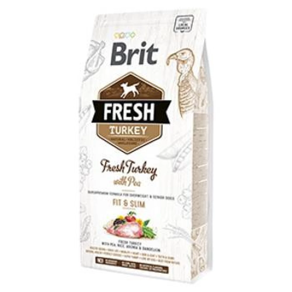 Brit Fresh Turkey and Pea Light Fit and Slim 2.5 kg Hrană Uscată pentru caini