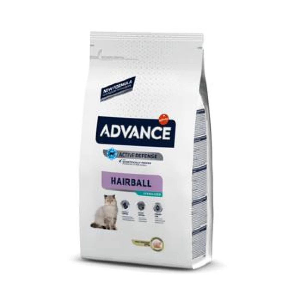 Advance Cat Sterilizat Hairball, 10 kg Hrană uscată pentru pisici