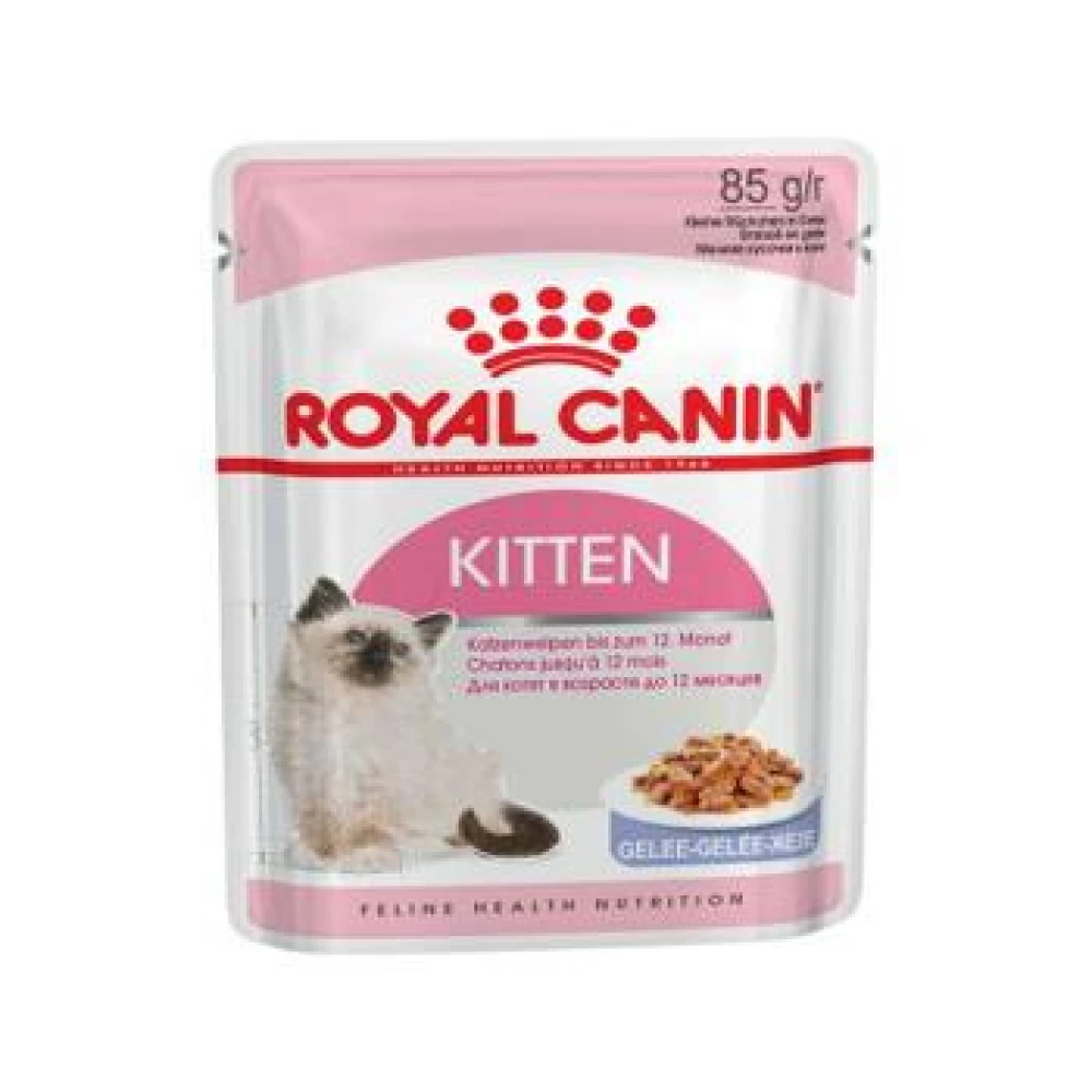 Royal Canin Kitten Instinctive in Jelly, 85 g Hrană Umedă pentru pisici