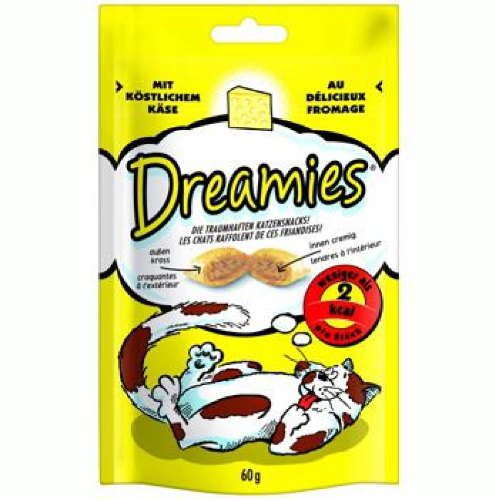 Recompense Dreamies cu Branza 60 g