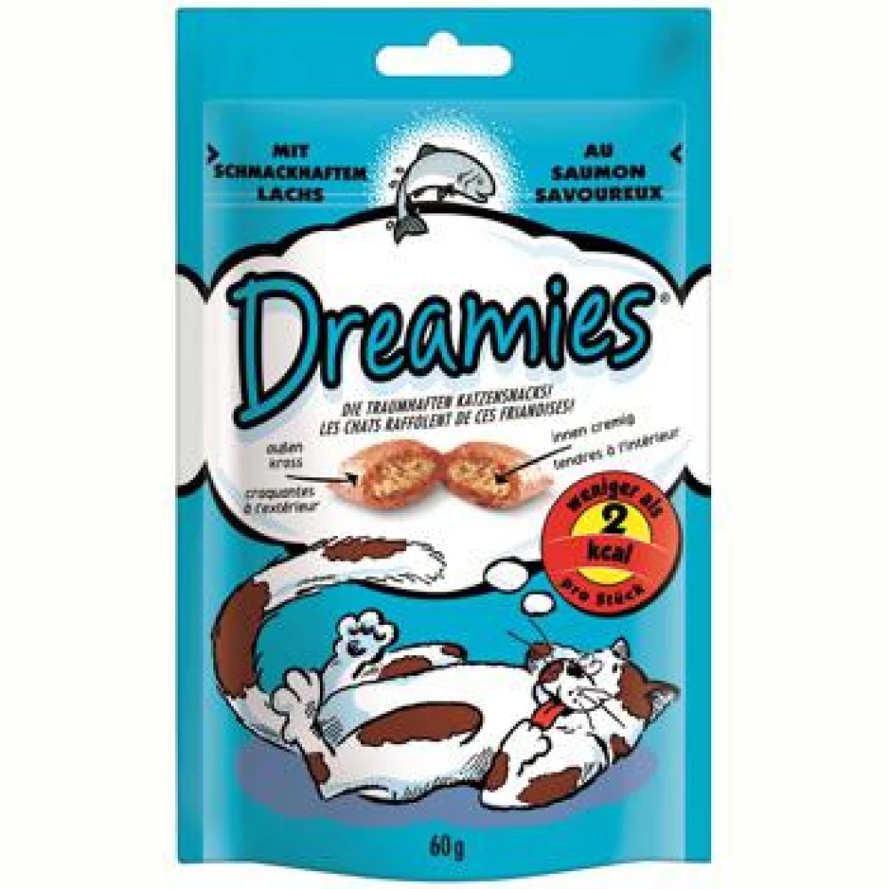 Recompense Dreamies cu Somon 60 g