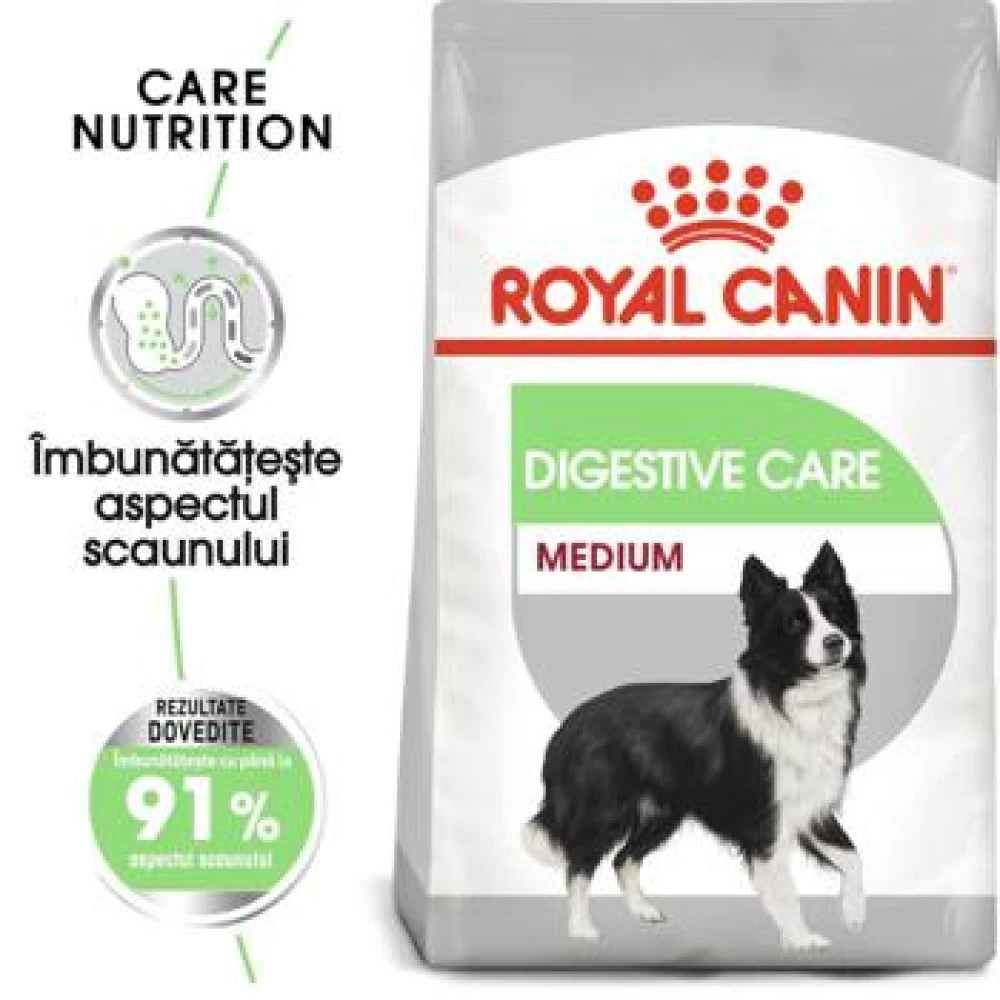 Royal Canin Medium Digestive Care 12 Kg Hrană Uscată pentru caini