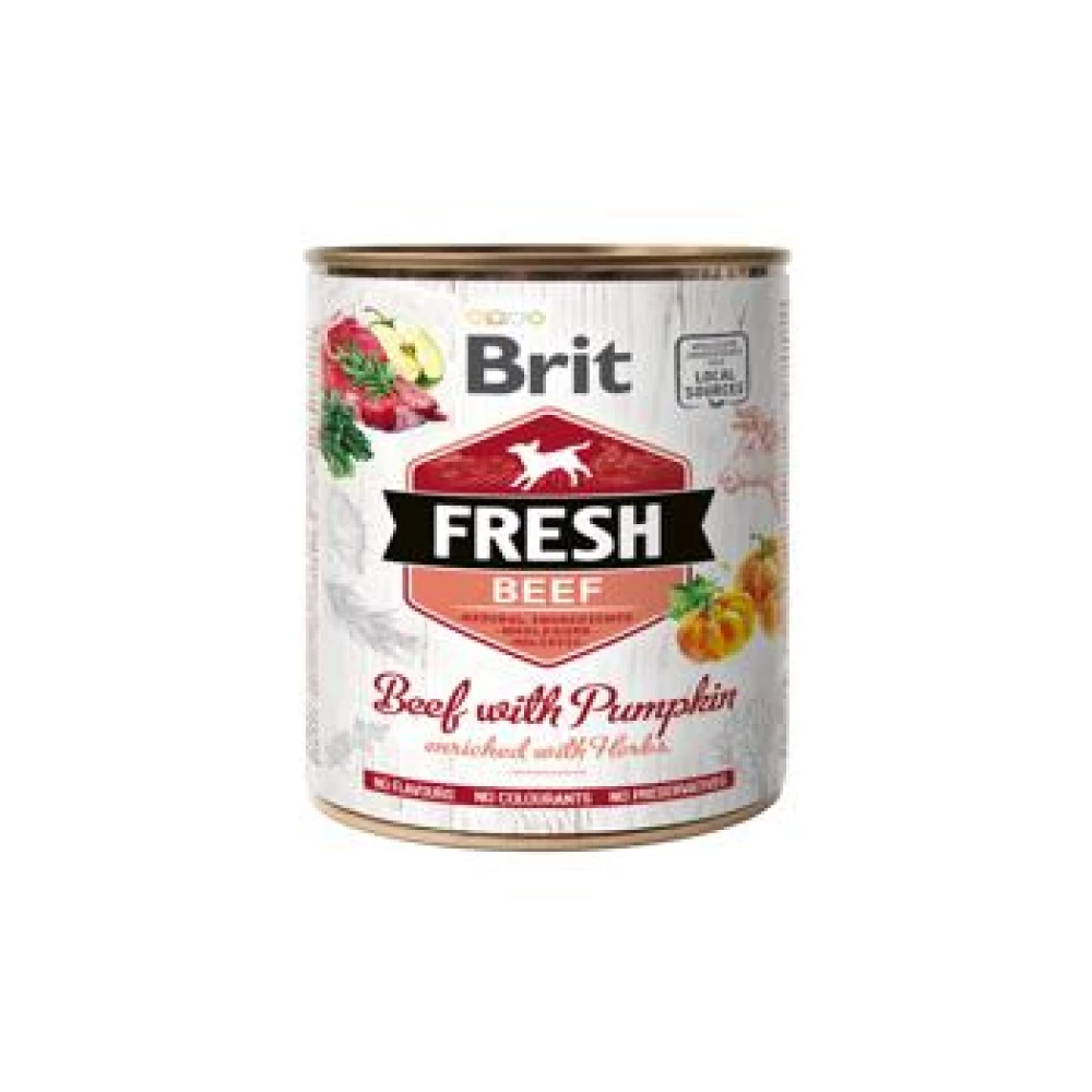 Brit Fresh Beef with Pumpkin 400 g Hrană Umedă pentru caini