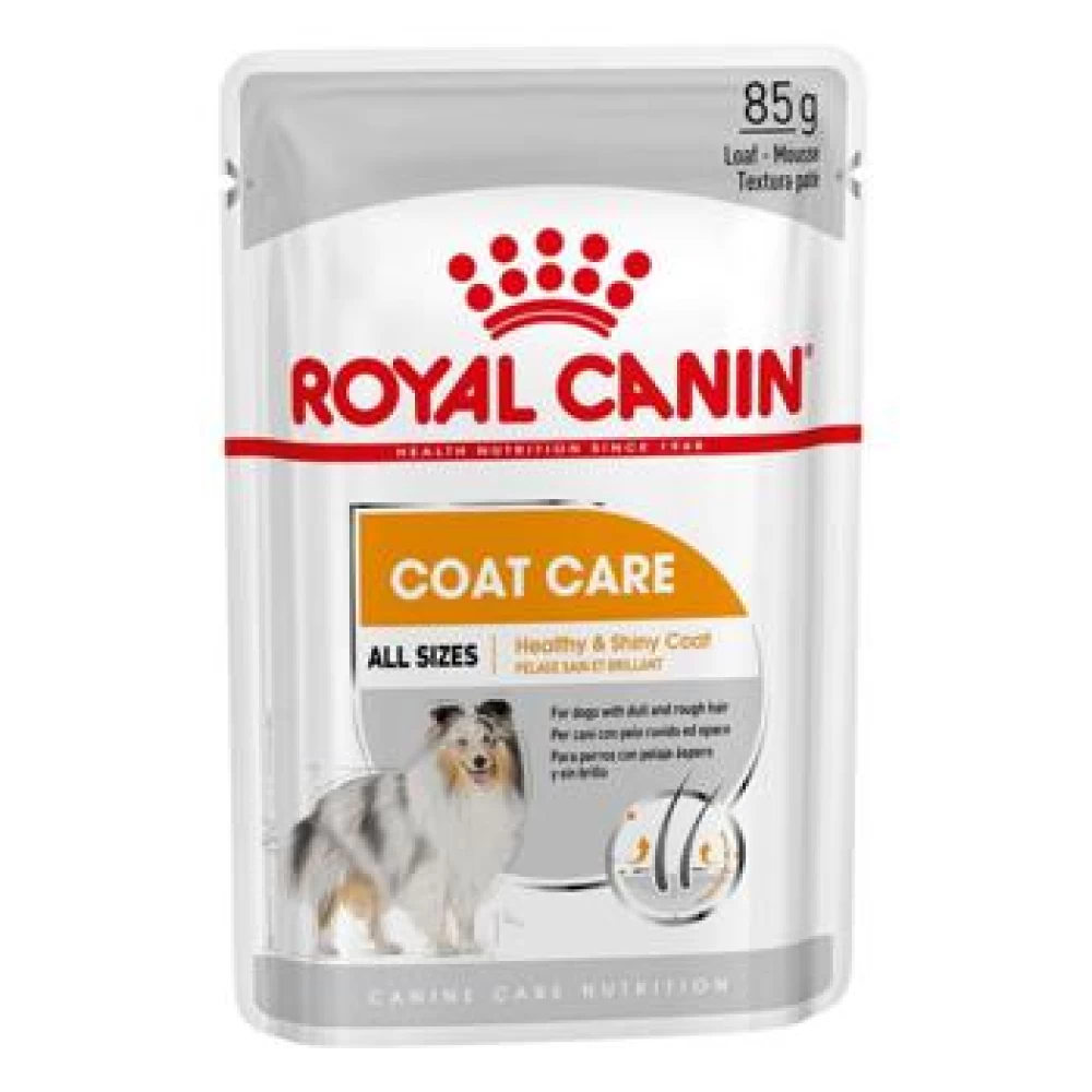 Royal Canin Coat Care Loaf, 85 g Hrană Umedă pentru caini