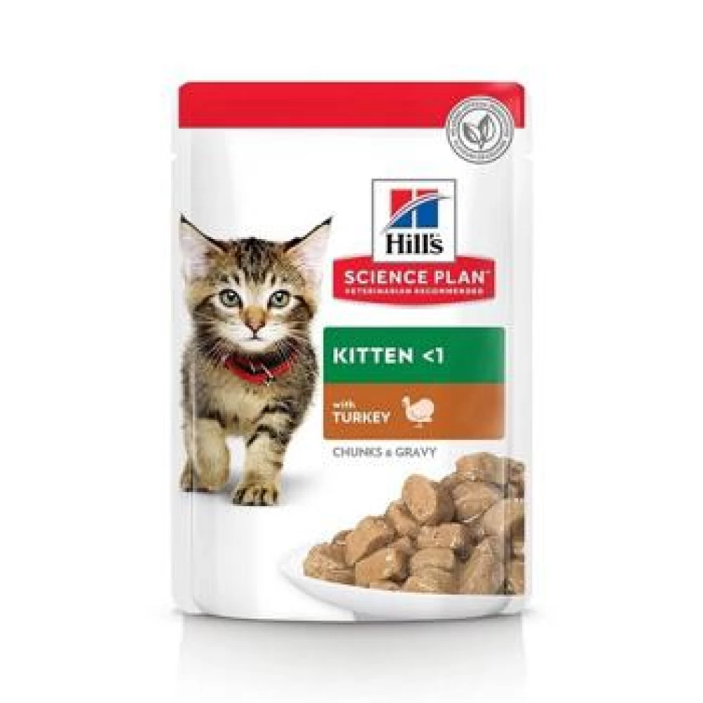 Hill's SP Feline Kitten Plic Curcan 85 g Hrană Umedă pentru pisici