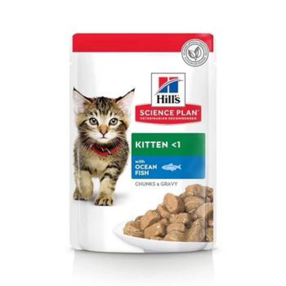 Hill's SP Feline Kitten Plic Ocean Fish 85 g Hrană Umedă pentru pisici