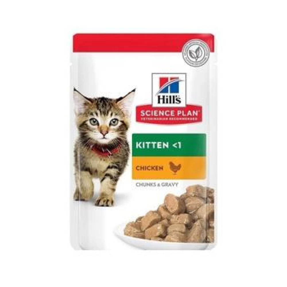 Hill's SP Feline Kitten Plic Pui, 85 g Hrană Umedă pentru pisici