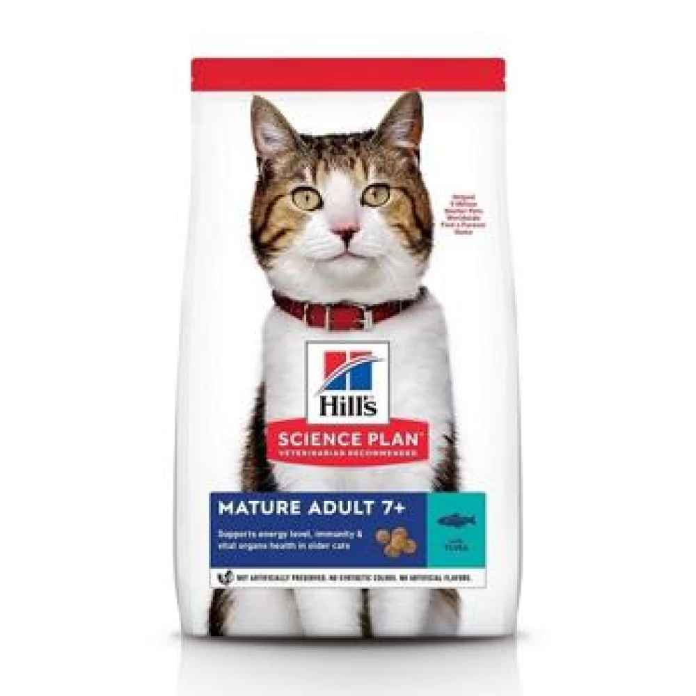 Hill's SP Feline Mature Ton, 1.5 Kg Hrană uscată pentru pisici