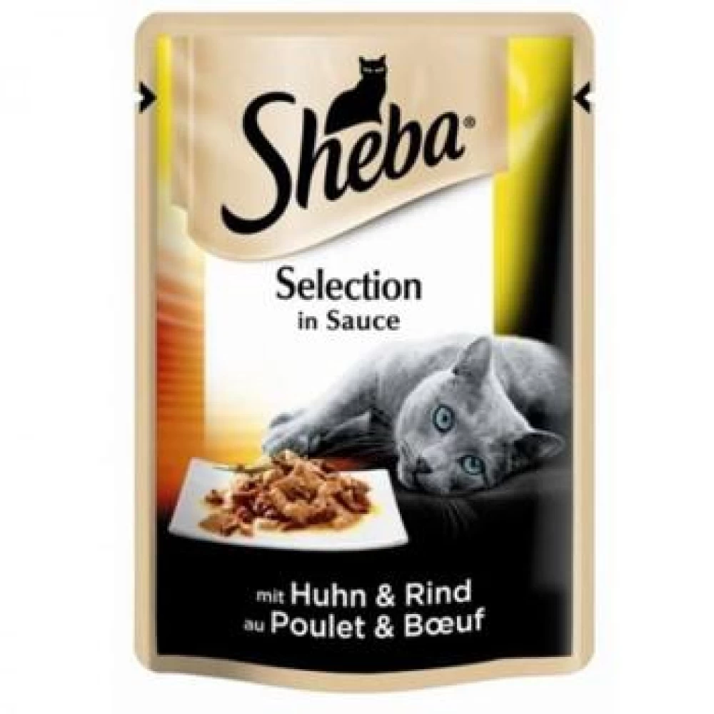 Sheba Plic cu Pui & Vita in Sos, 85 g