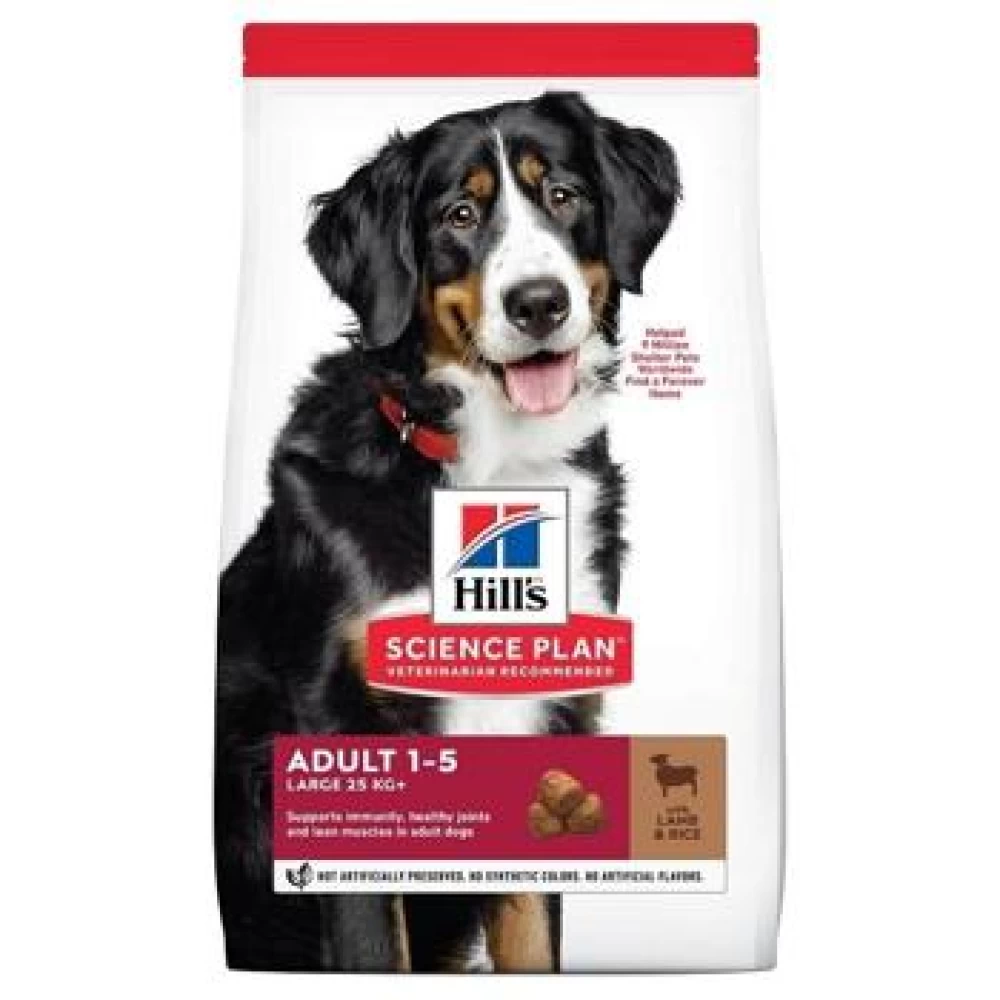 Hill's SP Canine Adult Large Breed Lamb & Rice, 14 Kg Hrană Uscată pentru caini