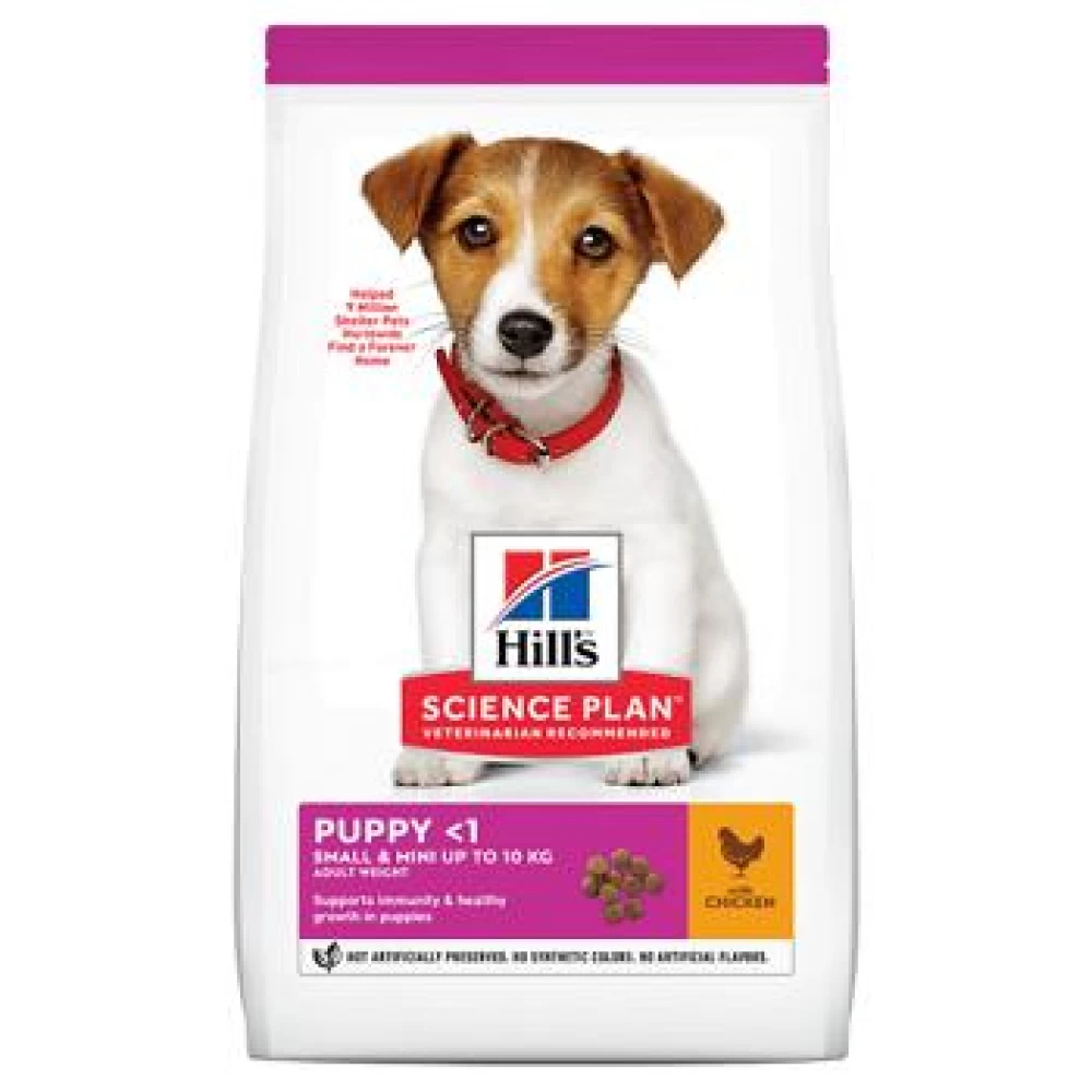 Hill's SP Canine Puppy Small & Mini Pui, 3 Kg Hrană Uscată pentru caini