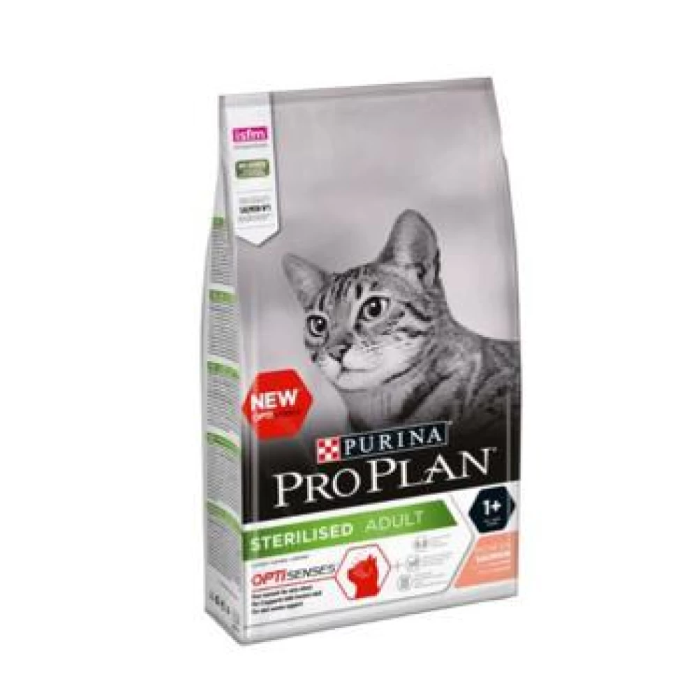 Pro Plan Sterilised Cat, Somon, 10 Kg Hrană uscată pentru pisici