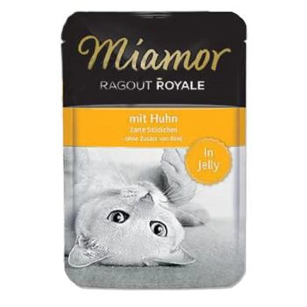 Miamor Ragout Royale Kitten Pui 100g Hrană Umedă pentru pisici