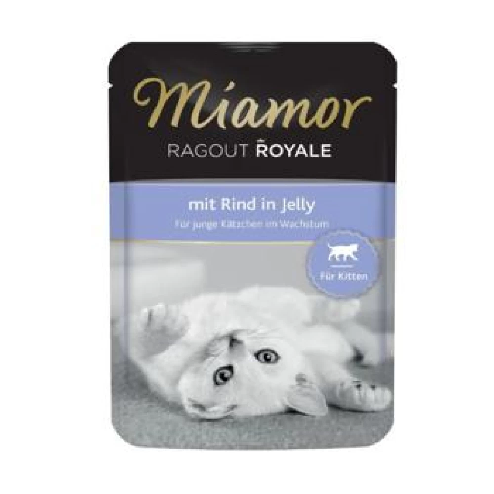 Miamor Ragout Royale Kitten Vita 100g Hrană Umedă pentru pisici