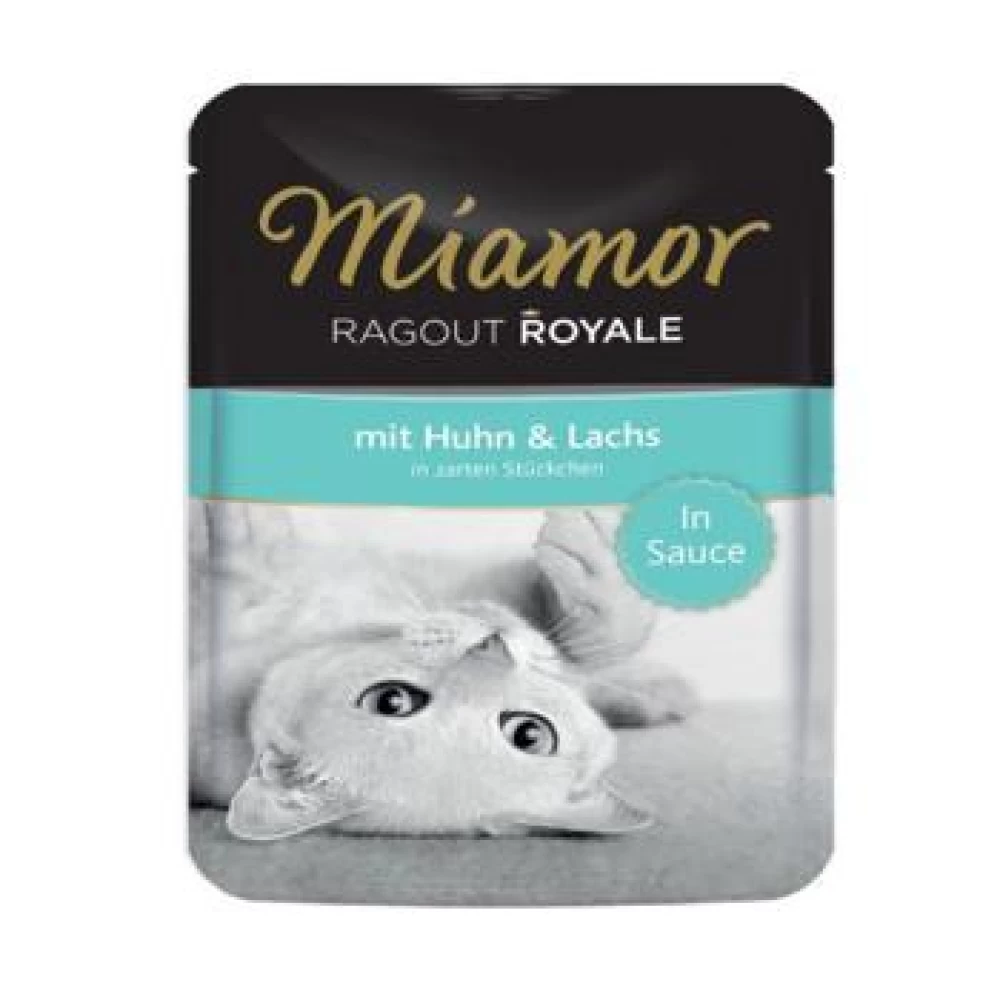 Miamor Ragout Royale Cat Somon 100g Hrană Umedă pentru pisici