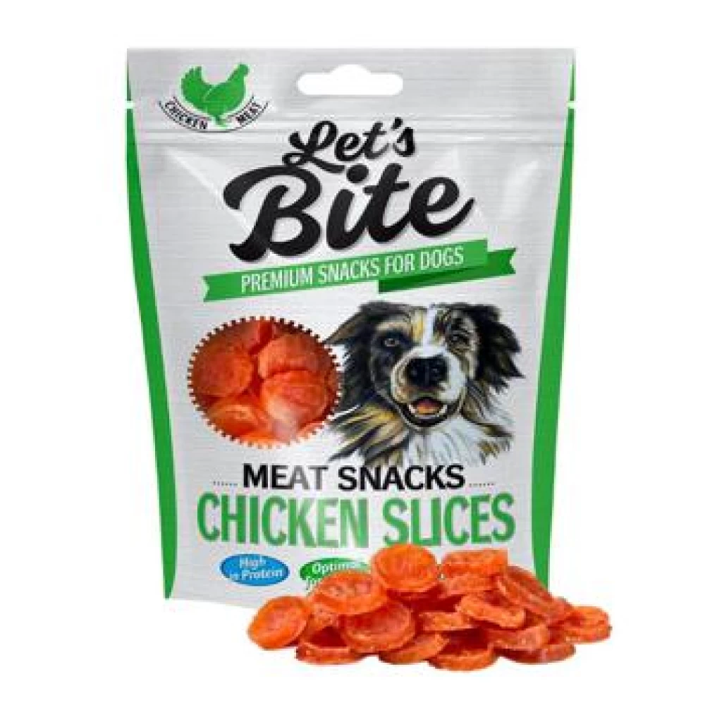 Brit Lets Bite Meat Snacks Chicken Slices 80 g