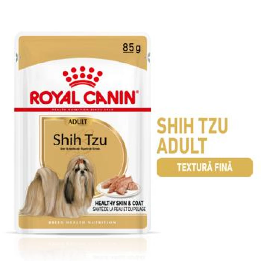 Royal Canin Shih Tzu Loaf, Plic 85 g Hrană Umedă pentru caini