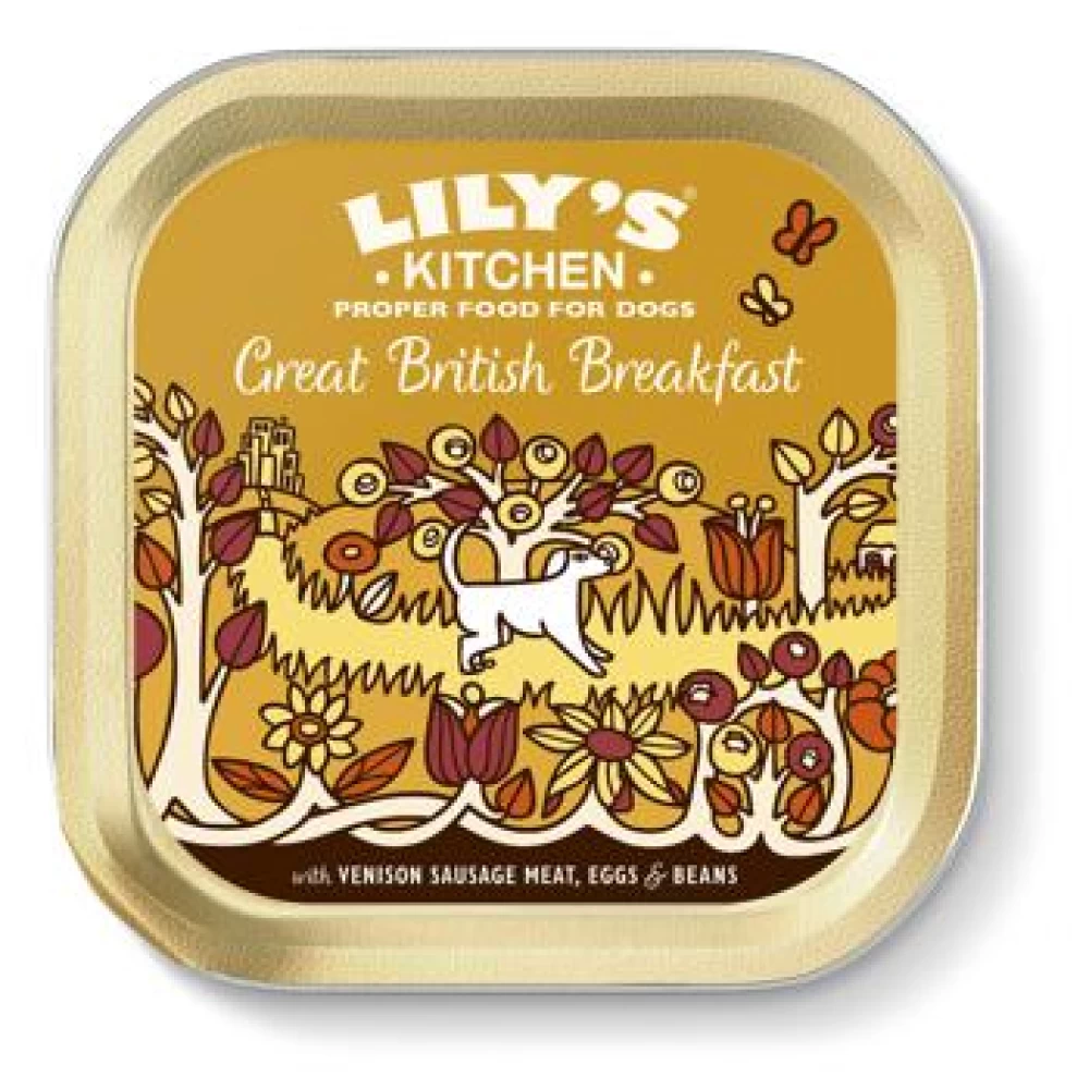 Lily's Kitchen Caine British Breakfast, 150 g Hrană Umedă pentru caini