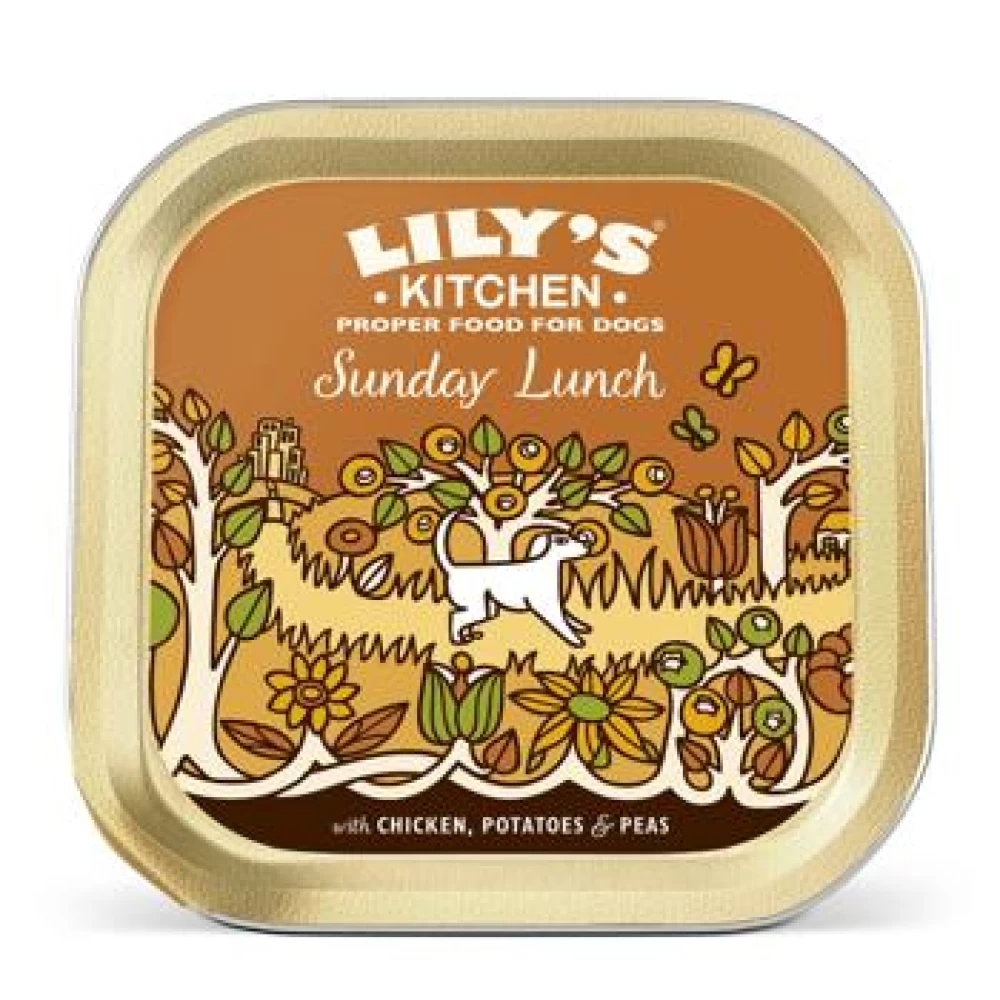 Lily's Kitchen Caine Adult Sunday Lunch, 150 g Hrană Umedă pentru caini