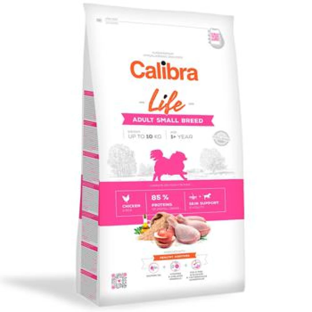 Calibra Dog Life Adult Small Breed cu Pui, 1.5 Kg Hrană Uscată pentru caini