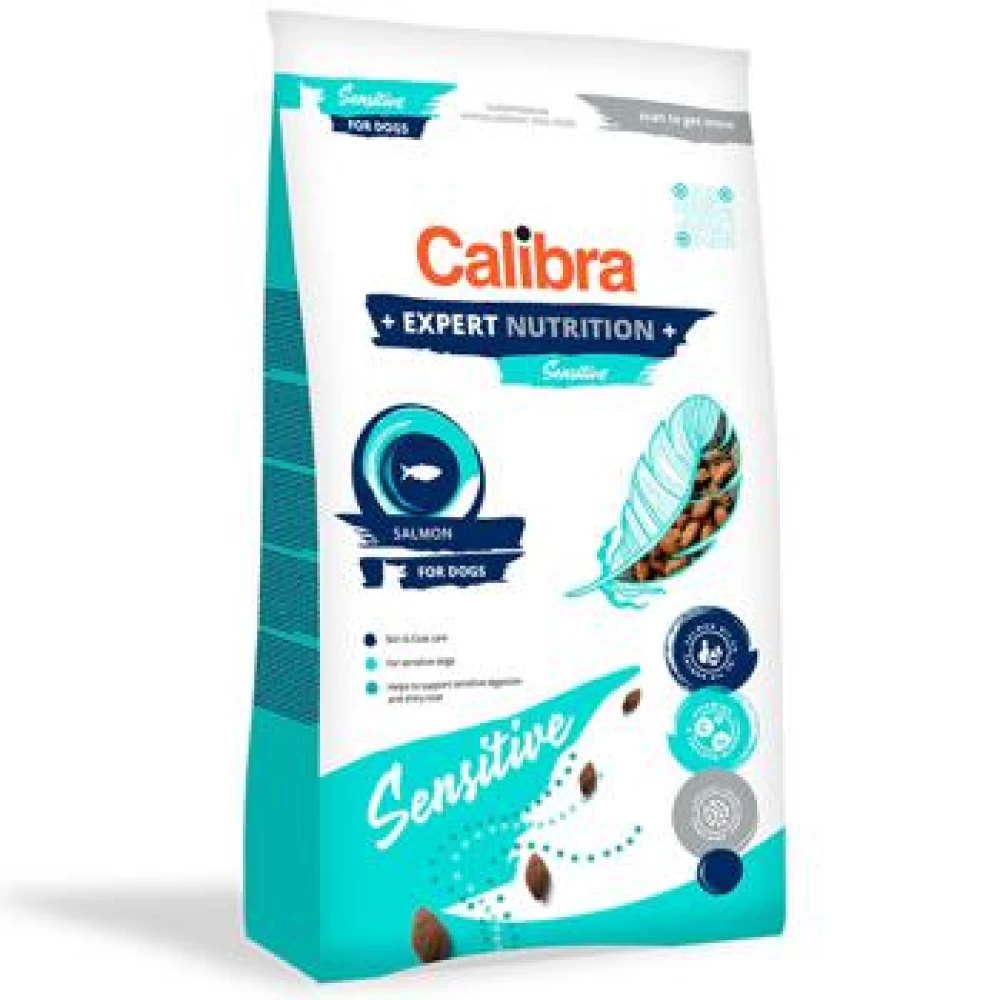 Calibra Dog Expert Nutrition, Sensitive Somon, 2 Kg Hrană Uscată pentru caini