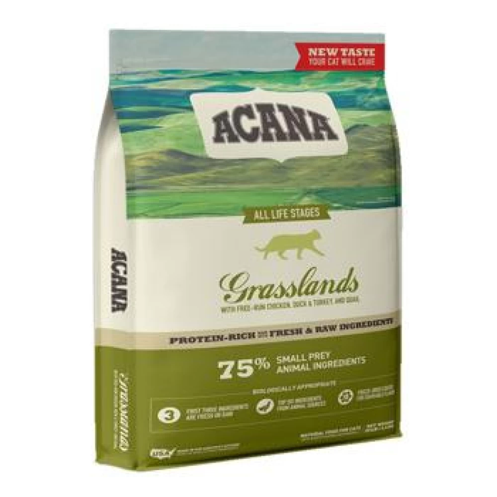 Acana Cat Grasslands, 4.5 kg Hrană uscată pentru pisici