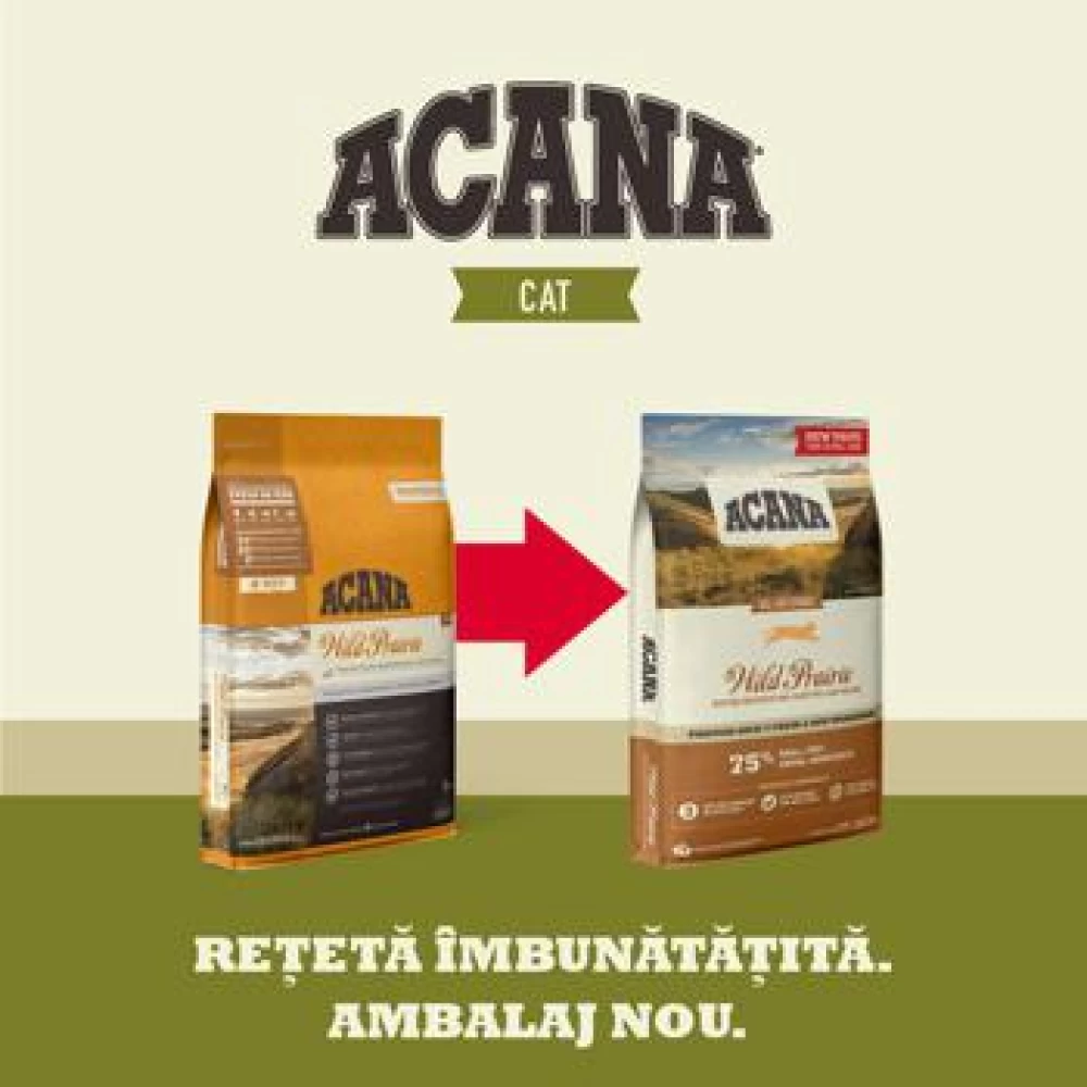 Acana Cat Wild Prairie, 4.5 kg Hrană uscată pentru pisici