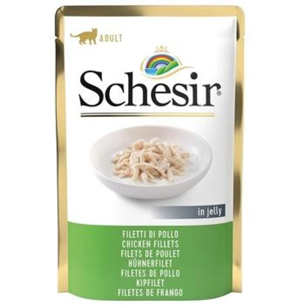Schesir Cat Pui File in Jelly, 85 g