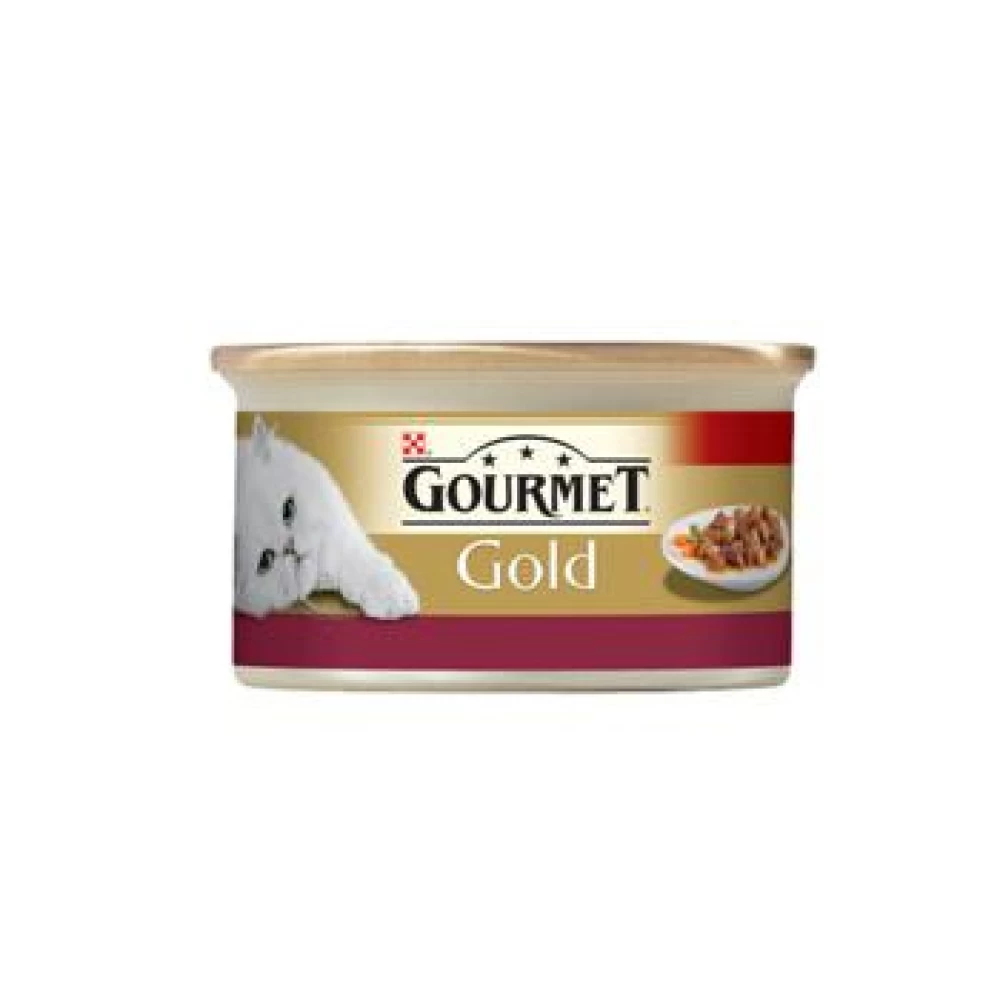 Gourmet Gold Cuburi Pui si Ficat in Sos 85 g Hrană Umedă pentru pisici