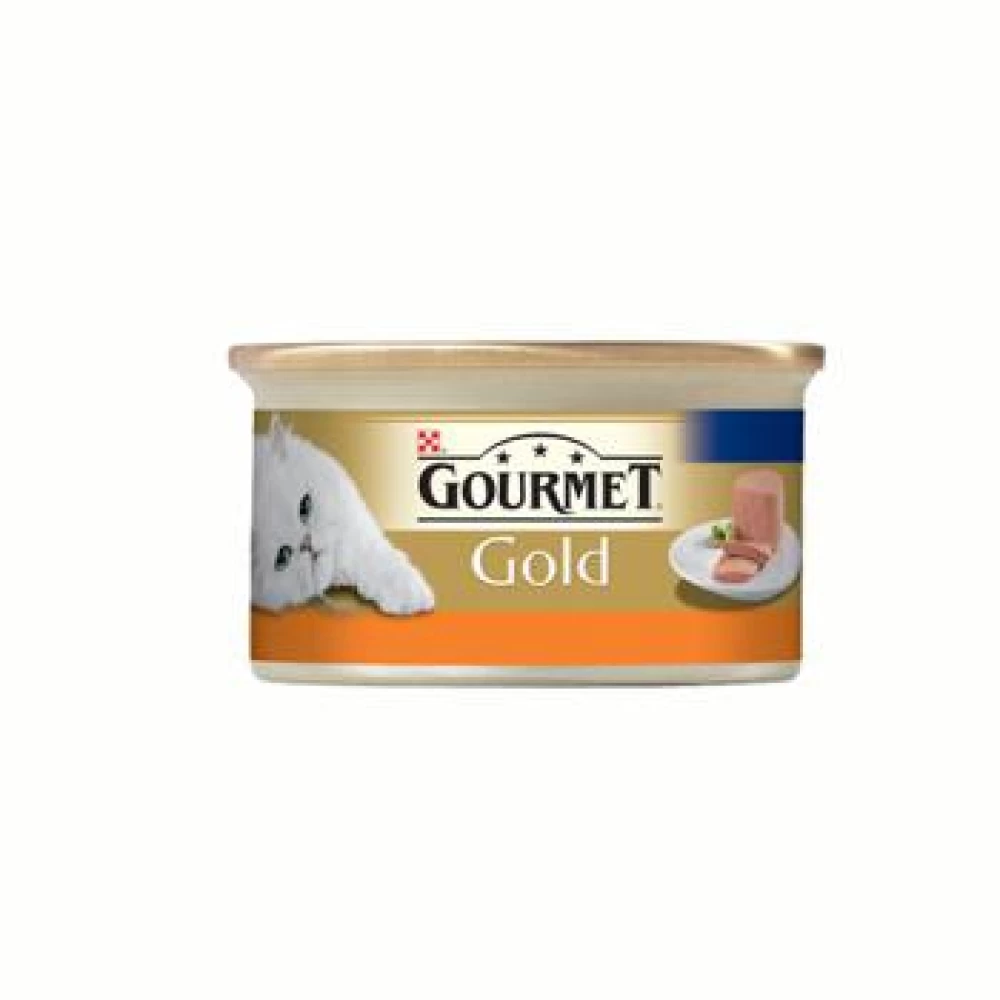 Gourmet Gold Mousse Curcan 85 g Hrană Umedă pentru pisici