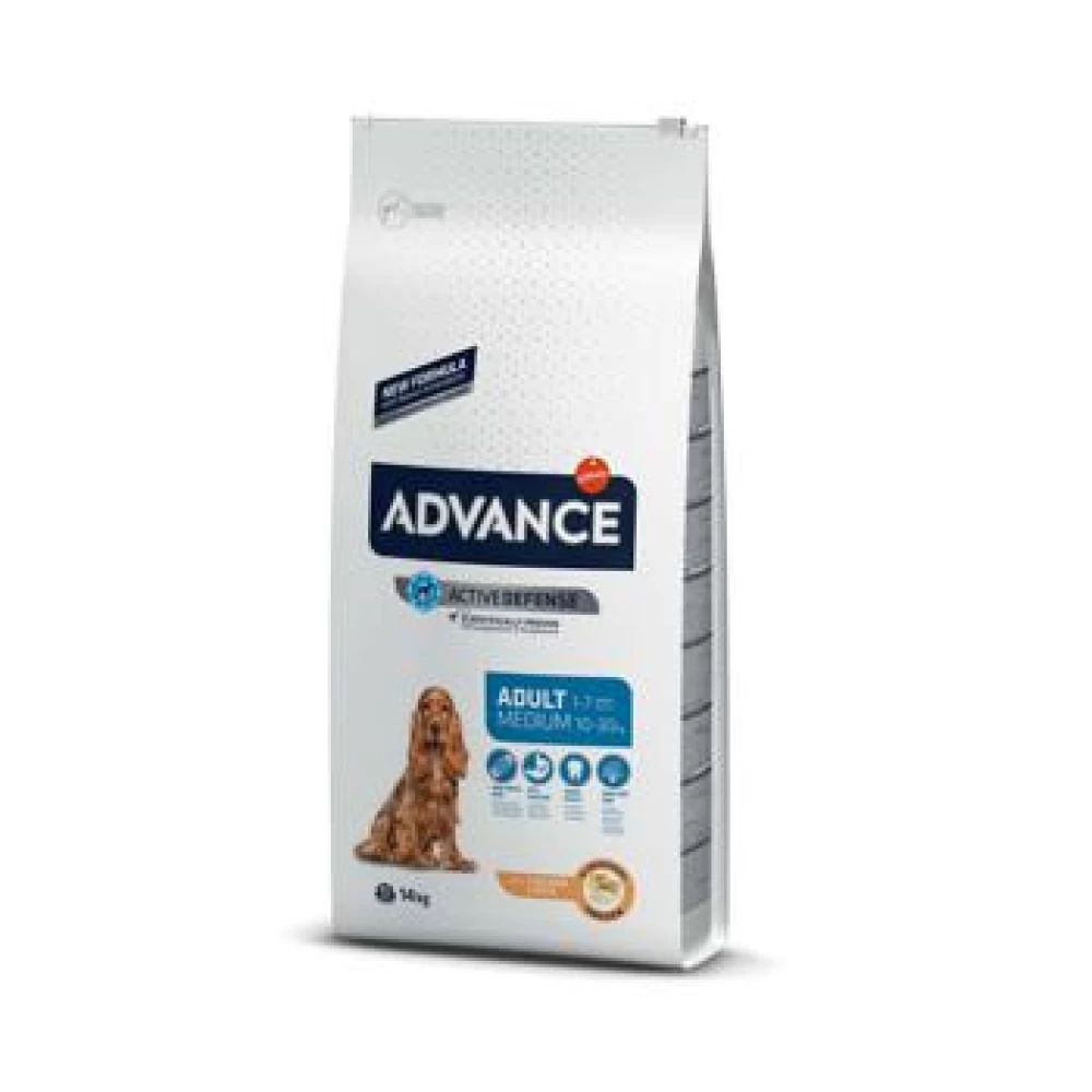 Advance Dog Adult Medium 14 kg Hrană Uscată pentru caini