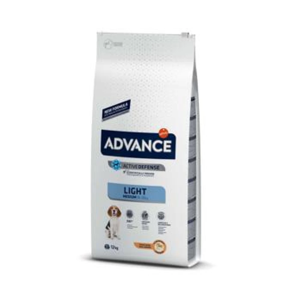 Advance Dog Adult Medium Light 12 kg Hrană Uscată pentru caini