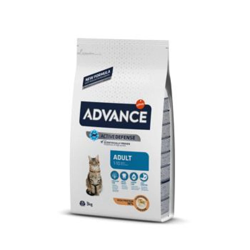 Advance Cat Adult Pui si Orez 3 kg Hrană uscată pentru pisici