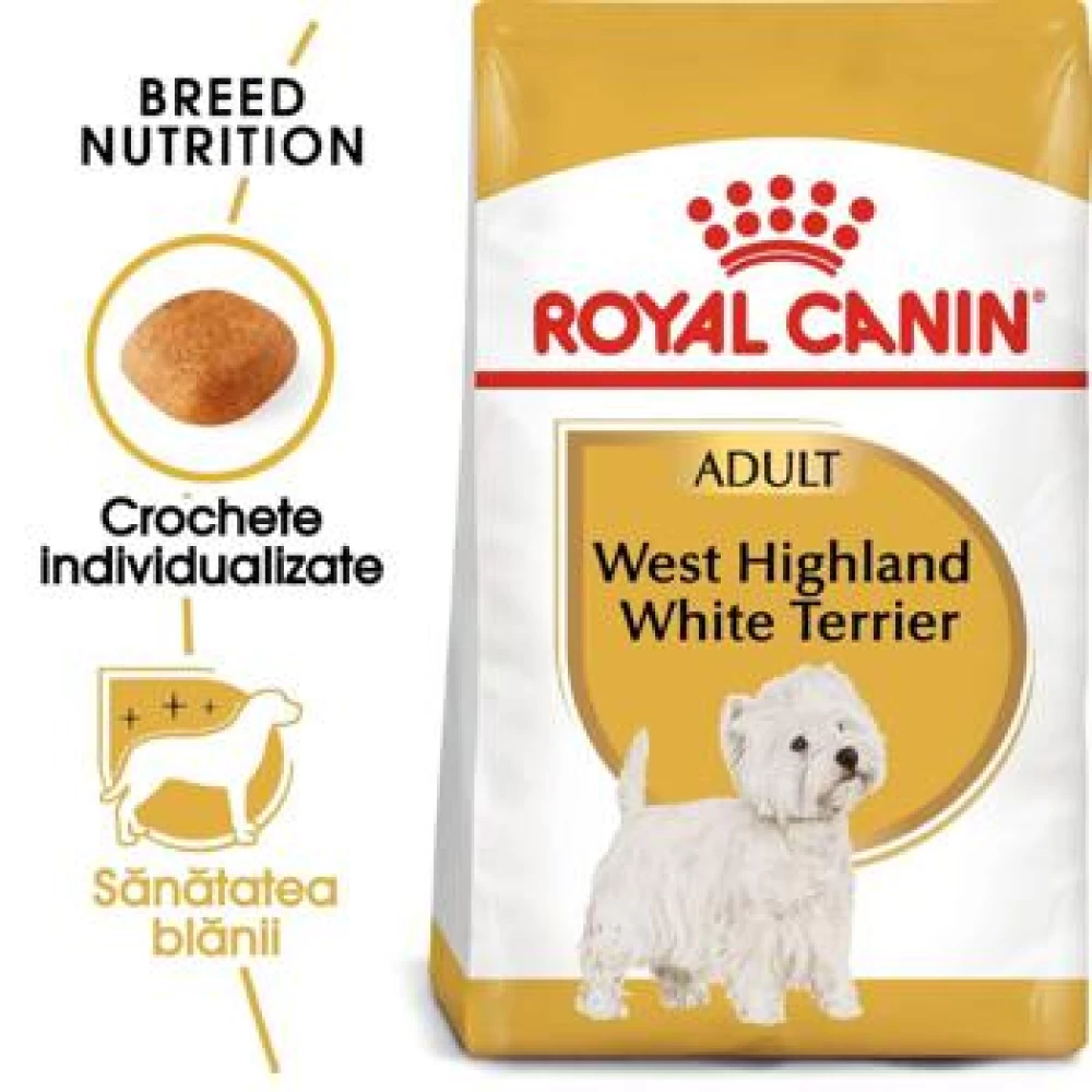 Royal Canin Westie Adult, 1.5 kg Hrană Uscată pentru caini