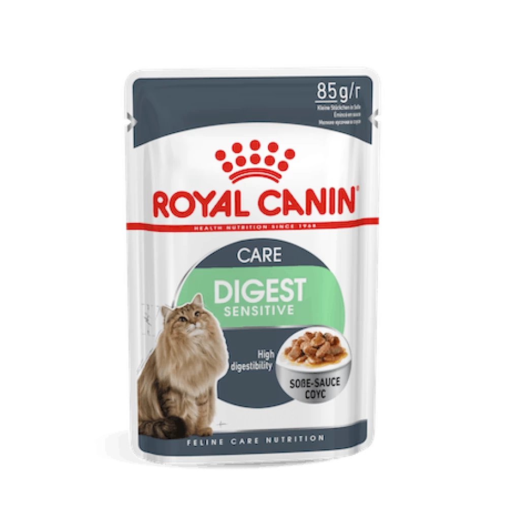 Royal Canin Digest Sensitive Gravy, 85 g Hrană Umedă pentru pisici