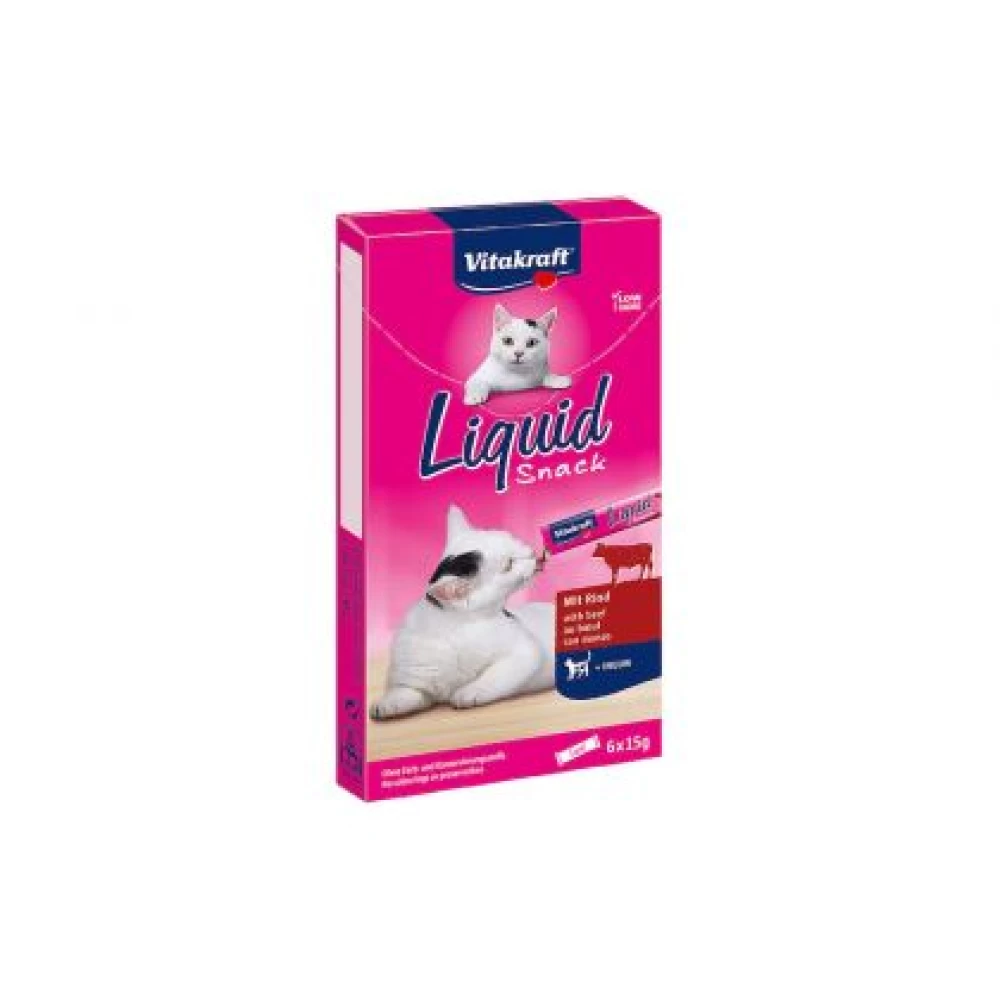 Vitakraft Cat Snack Lichid Vita, 6 x 15 g